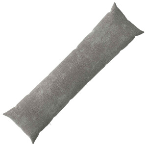 vidaXL Kussensloop HEERLEN Donkergrijs 40 x 145 cm Chenille Stof
