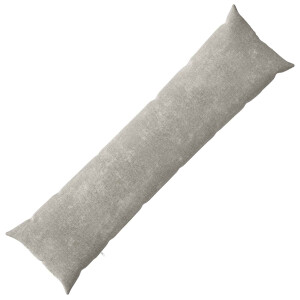 vidaXL Kussensloop HEERLEN Lichtgrijs 40 x 145 cm Chenille Stof