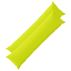 vidaXL Kussensloop 2 pcs HEERLEN Helder groen 40 x 145 cm Polyester