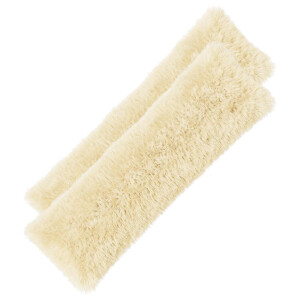 vidaXL Kussensloop 2 pcs HEERLEN Crèmekleurig 40 x 145 cm PV Fleece