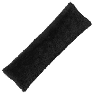 vidaXL Kussensloop HEERLEN Zwart 40 x 145 cm PV Fleece