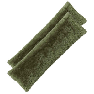 vidaXL Kussensloop 2 pcs HEERLEN Groen 40 x 145 cm PV Fleece