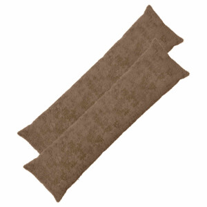 vidaXL Kussensloop 2 st HEERLEN Licht Bruin 40 x 145 cm