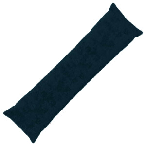 vidaXL Kussensloop HEERLEN Marineblauw 40 x 145 cm Nep Konijnenbont