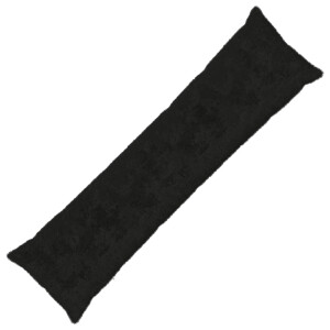 vidaXL Kussensloop HEERLEN Zwart 40 x 145 cm Nep Konijnenbont