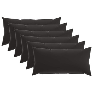 vidaXL Kussensloop 6 pcs HEERLEN Meerkleurig 40 x 70 cm Polyester