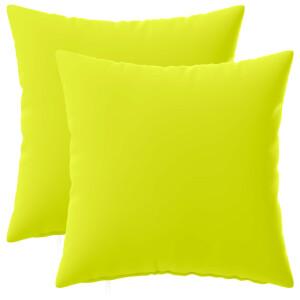 vidaXL Kussensloop 2 pcs HEERLEN Helder groen 45 x 45 cm Polyester