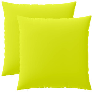 vidaXL Kussensloop 2 pcs HEERLEN Helder groen 60 x 60 cm Polyester