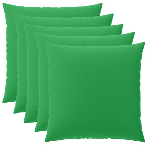 vidaXL Kussensloop 6 pcs HEERLEN Groen 60 x 60 cm Polyester