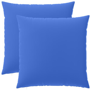 vidaXL Kussensloop 2 pcs HEERLEN Koninklijk Blauw 65 x 65 cm Polyester