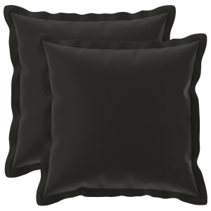 vidaXL Kussensloop 2 st HOUTEN Meerkleurig 40 x 40 cm Polyester