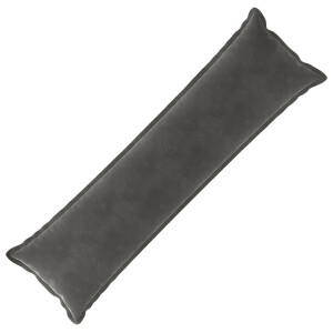 vidaXL Kussensloop HOUTEN Donkergrijs 40 x 145 cm Fluweel