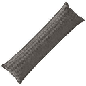 vidaXL Kussensloop HOUTEN Donkergrijs 40 x 145 cm corduroy