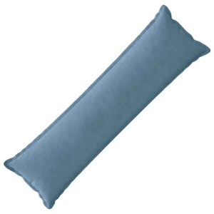 vidaXL Kussensloop HOUTEN Blauw 40 x 145 cm corduroy