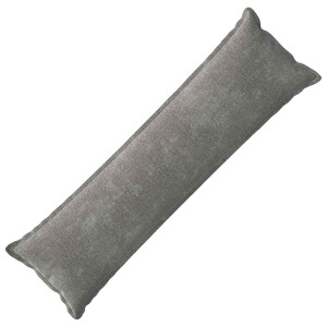 vidaXL Kussensloop HOUTEN Donkergrijs 40 x 145 cm Chenille Stof