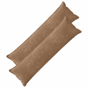 vidaXL Kussensloop 2 st HOUTEN Bruin 40 x 145 cm Chenille Stof