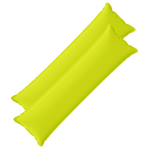 vidaXL Kussensloop 2 st HOUTEN Helder groen 40 x 145 cm Polyester