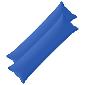 vidaXL Kussensloop 2 st HOUTEN Koninklijk Blauw 40 x 145 cm Polyester