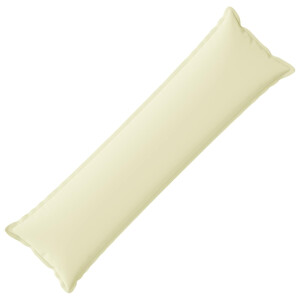 vidaXL Kussensloop HOUTEN Crèmekleurig 40 x 145 cm Polyester