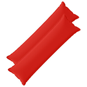 vidaXL Kussensloop 2 st HOUTEN Rood 40 x 145 cm Polyester