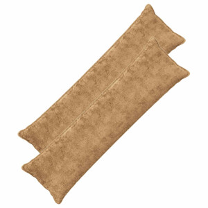 vidaXL Kussensloop 2 st HOUTEN Taupe 40 x 145 cm Nep Konijnenbont