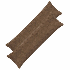 vidaXL Kussensloop 2 st HOUTEN Licht Bruin 40 x 145 cm