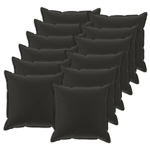 vidaXL Kussensloop 12 st HOUTEN Meerkleurig 50 x 50 cm Polyester