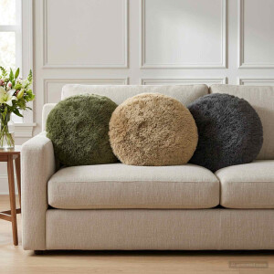 vidaXL Kussen met kussen HEERLEN 6 st Groen PV Fleece