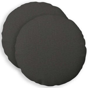 vidaXL Kussensloop 2 pcs HEERLEN Donkergrijs Ø 40 cm