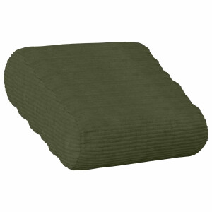 vidaXL Kussensloop 6 pcs HEERLEN Groen Ø 15 x 40 cm corduroy