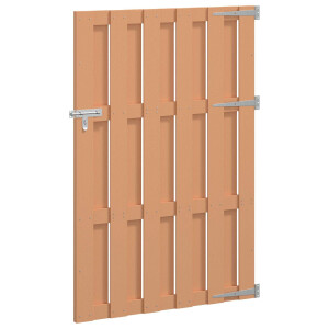 vidaXL Tuinpoort 100 x 150 cm WPC en Aluminium Bruin