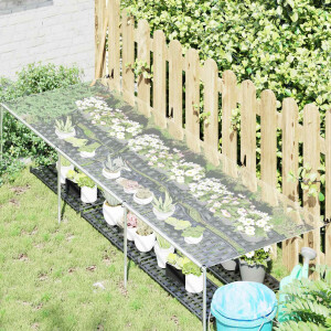 vidaXL Plantenhoes Doorzichtig 2 x 1,5 m PVC