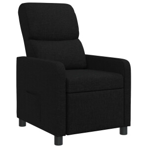 vidaXL Relaxfauteuil Zwart Stof