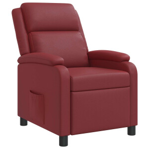 vidaXL Relaxfauteuil Wijnrood Kunstleer