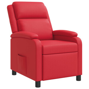 vidaXL Relaxfauteuil Rood Kunstleer