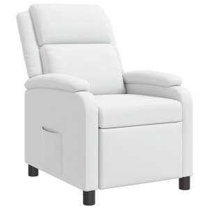 vidaXL Relaxfauteuil Wit Kunstleer