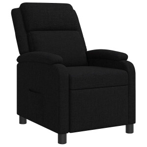 vidaXL Relaxfauteuil Zwart Stof