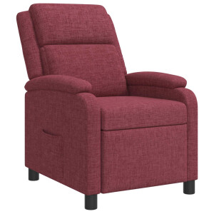 vidaXL Relaxfauteuil Wijnrood Stof