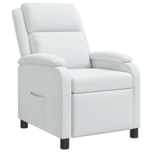 vidaXL Relaxfauteuil Wit Stof