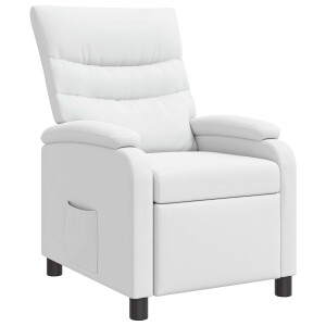 vidaXL Relaxfauteuil Wit Kunstleer