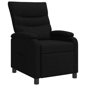 vidaXL Relaxfauteuil Zwart Stof