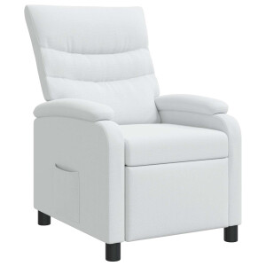 vidaXL Relaxfauteuil Wit Stof