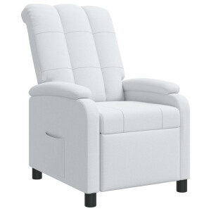 vidaXL Relaxfauteuil Wit Stof