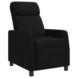 vidaXL Relaxfauteuil Zwart Stof