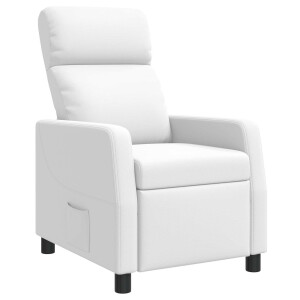 vidaXL Relaxfauteuil Wit Kunstleer