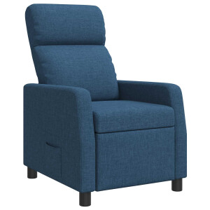 vidaXL Relaxfauteuil Blauw Stof