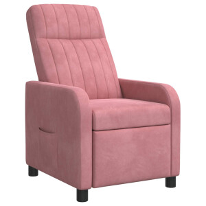 vidaXL Relaxfauteuil Roze fluweel