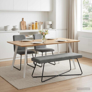 vidaXL Bank Donkergrijs 110 x 40 x 45 cm fluweel