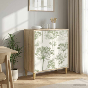 vidaXL Dressoir GOTHA Sonoma 69 x 33 x 75 cm Bewerkt hout