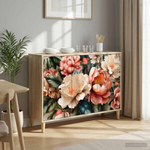 vidaXL Dressoir BORNE Sonoma 102 x 33 x 75 cm Bewerkt hout